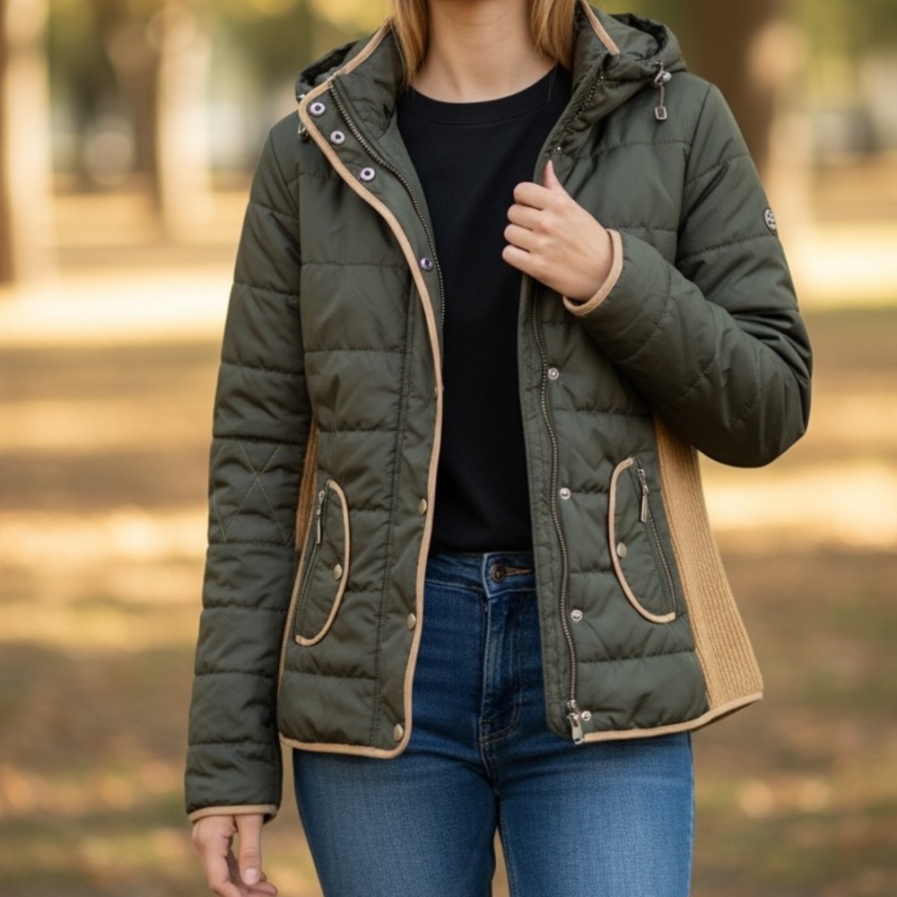 Montana Co Quilted Puffer Jacket Sz S